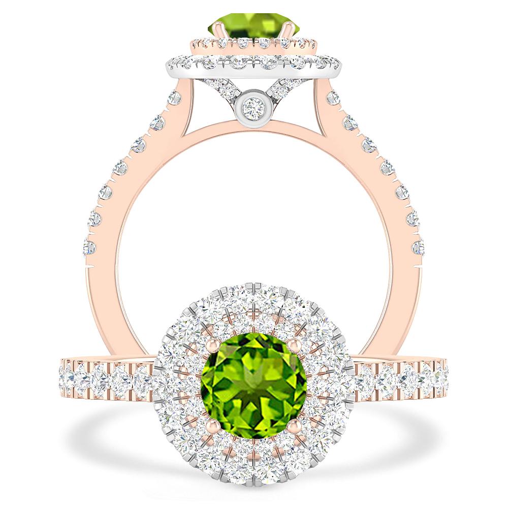 Rose Gold - Peridot