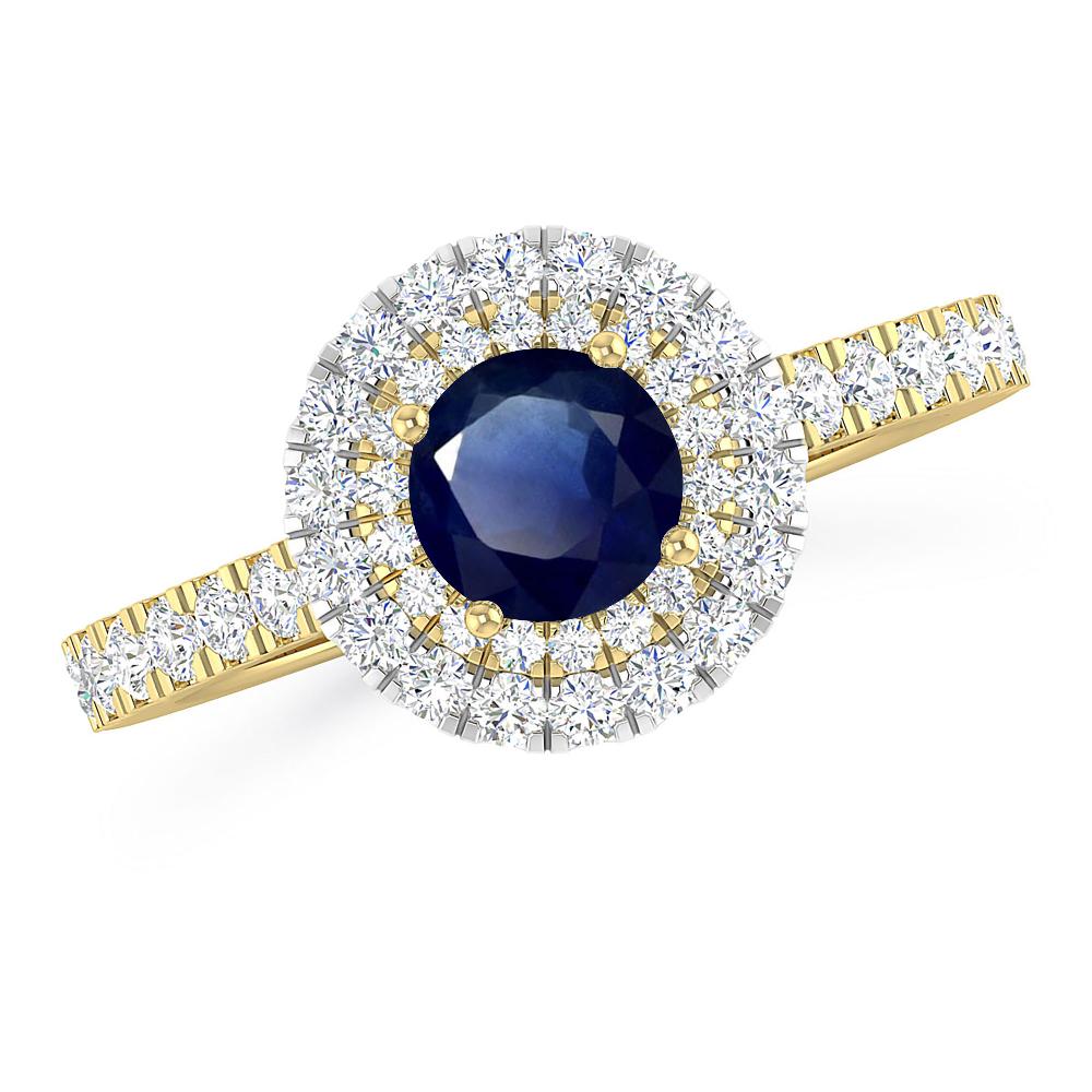 Yellow Gold - Sapphire