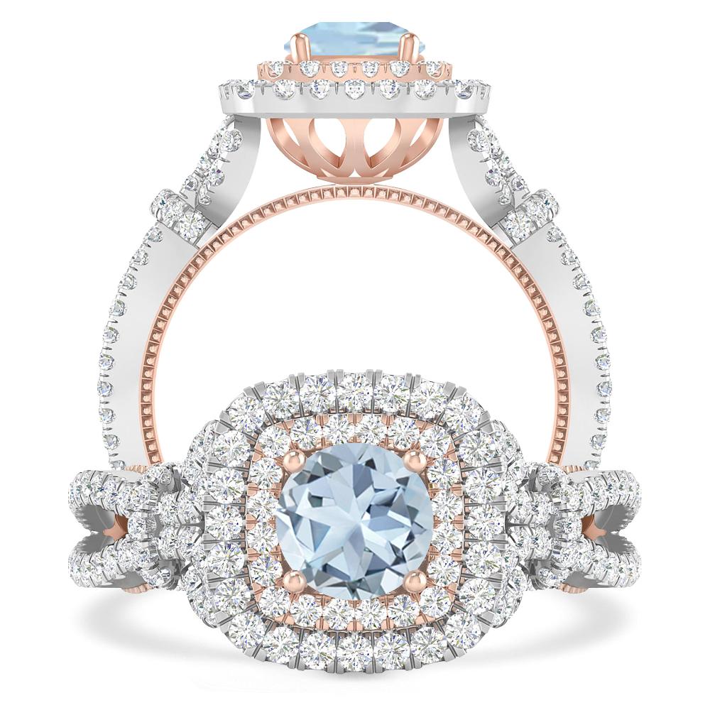 White Gold - Aquamarine