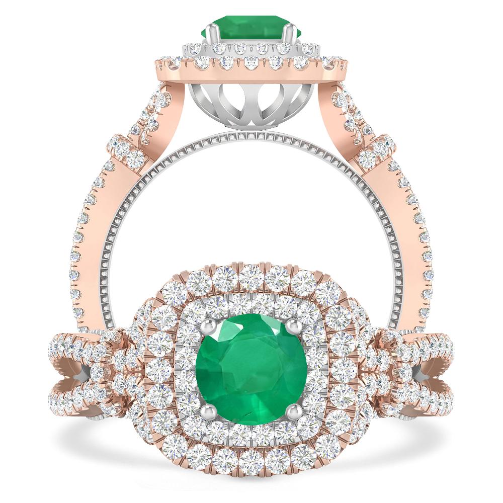 Rose Gold - Emerald
