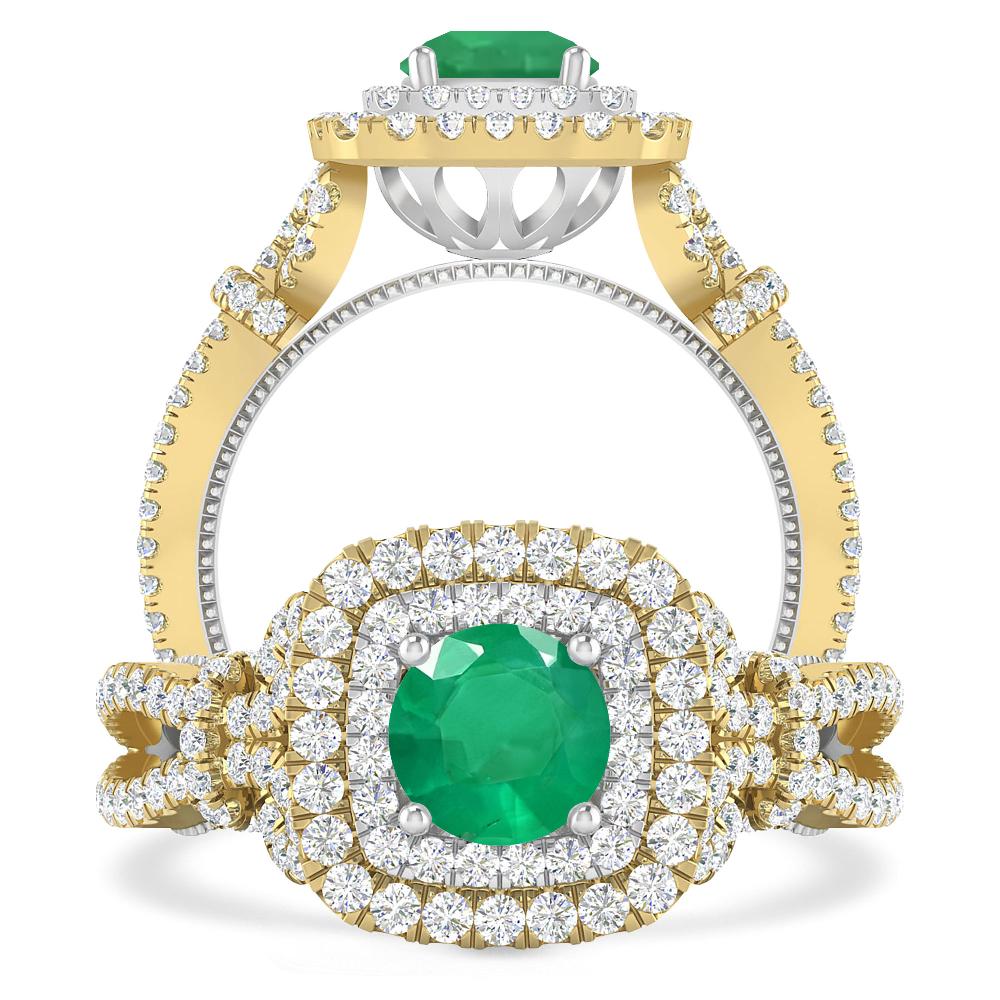 Yellow Gold - Emerald