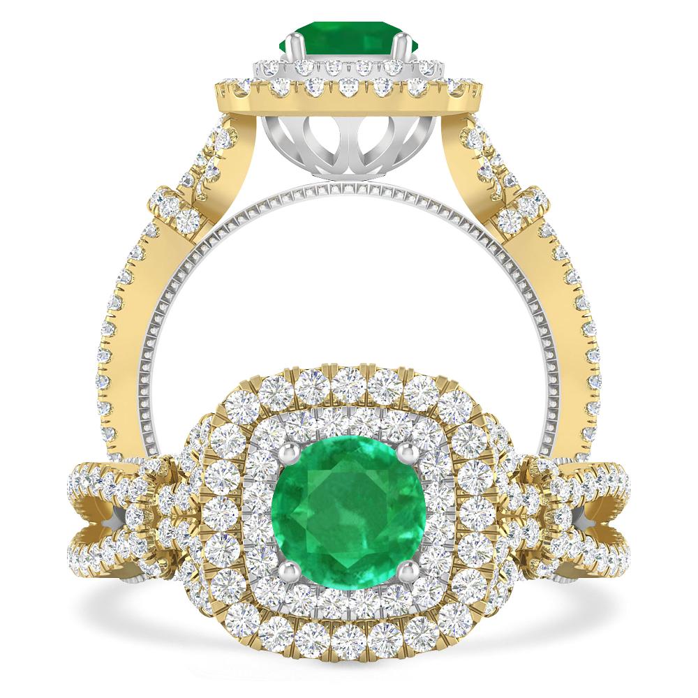 Yellow Gold - Emerald