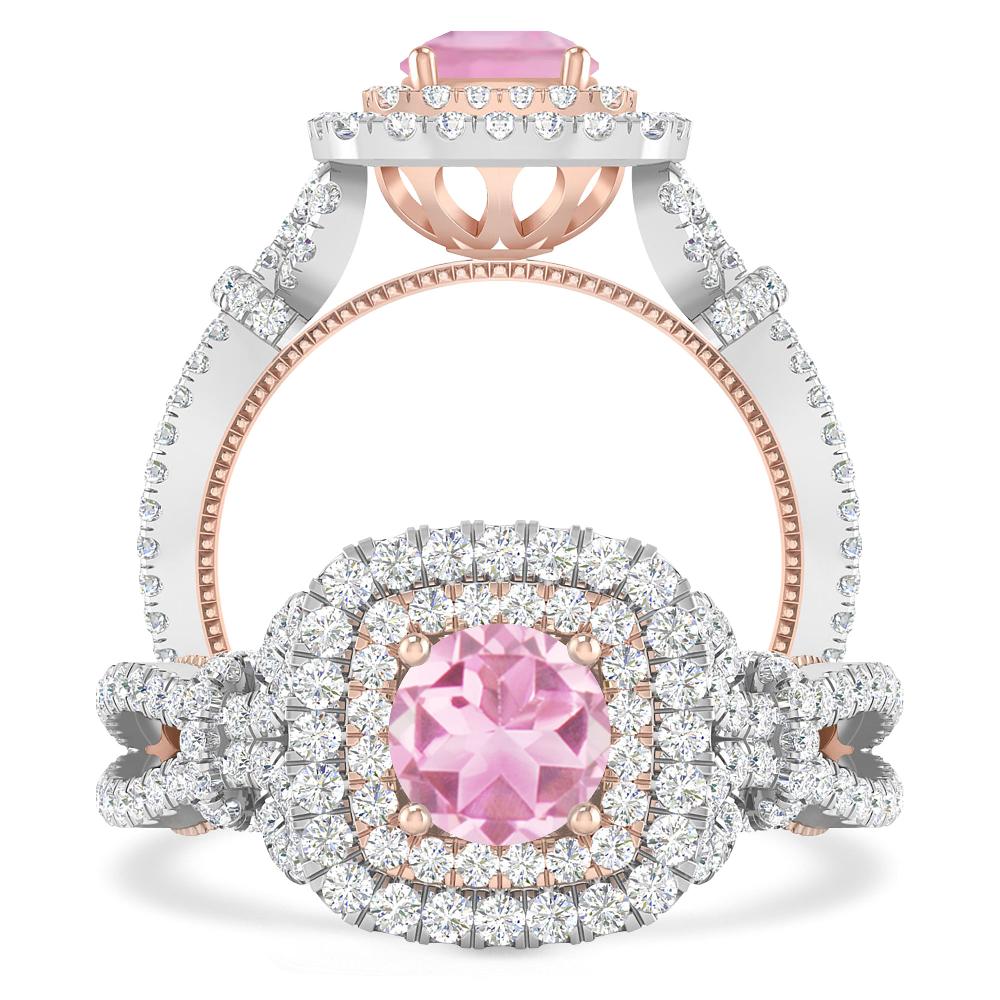 White Gold - Pink Tourmaline