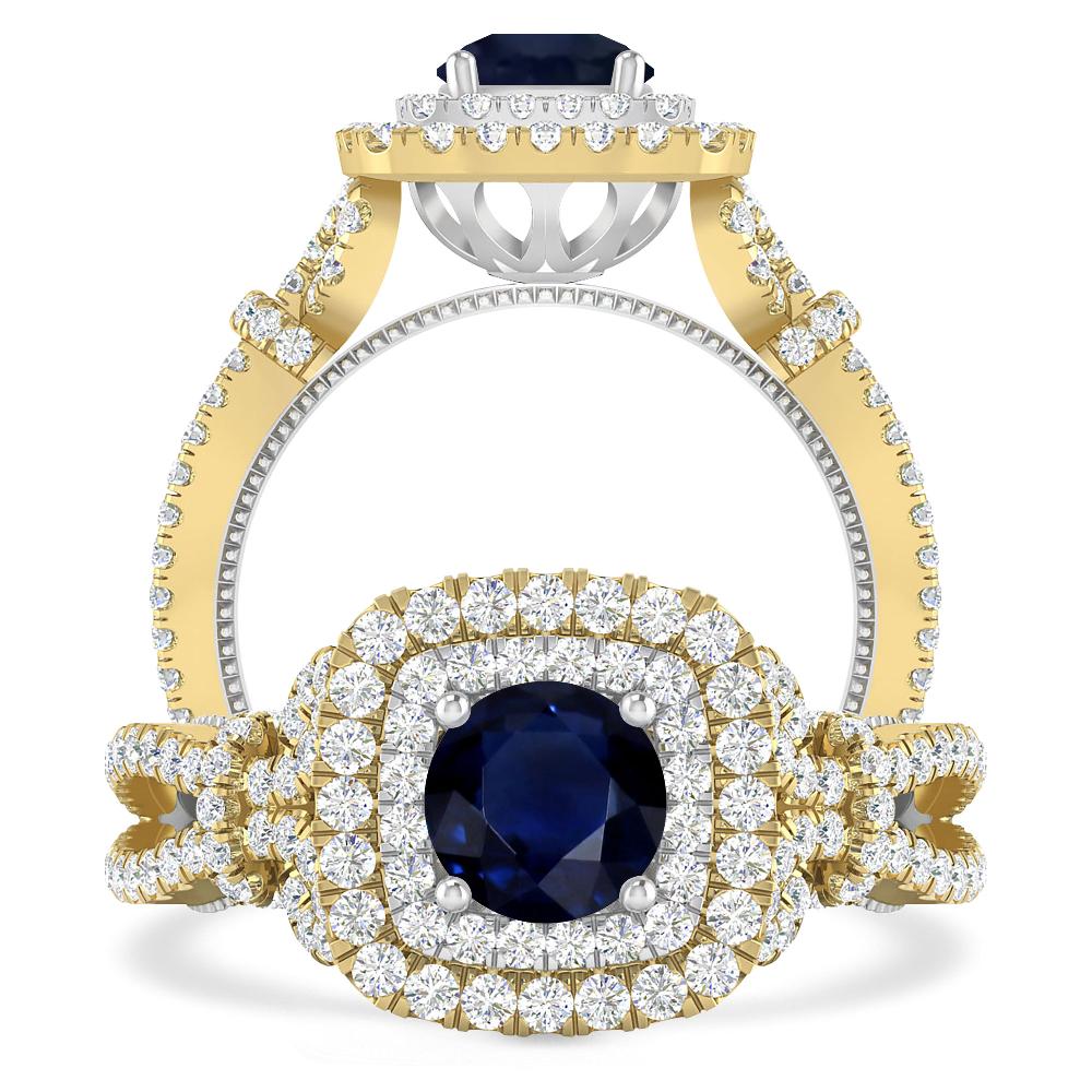 Yellow Gold - Sapphire