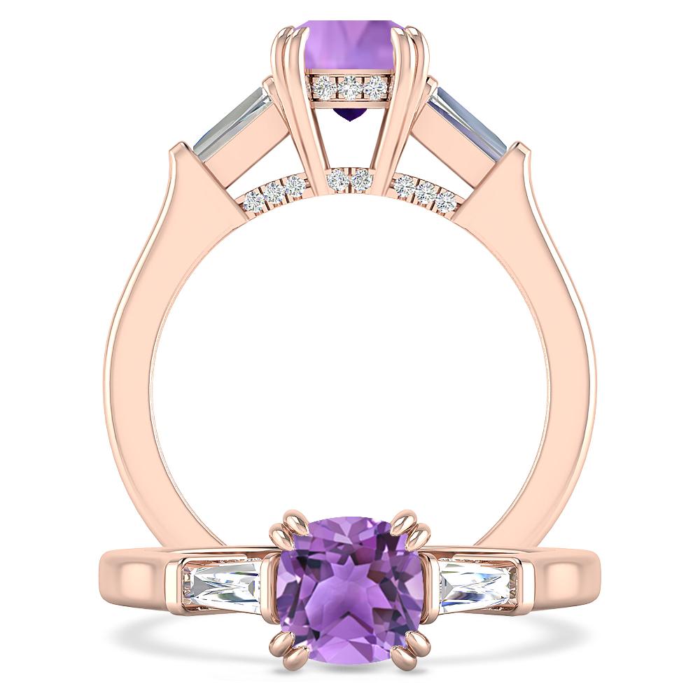 Rose Gold - Amethyst