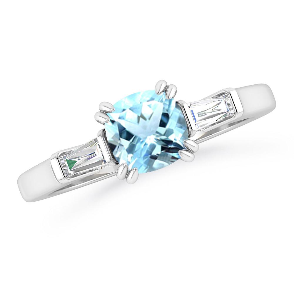 White Gold - Aquamarine