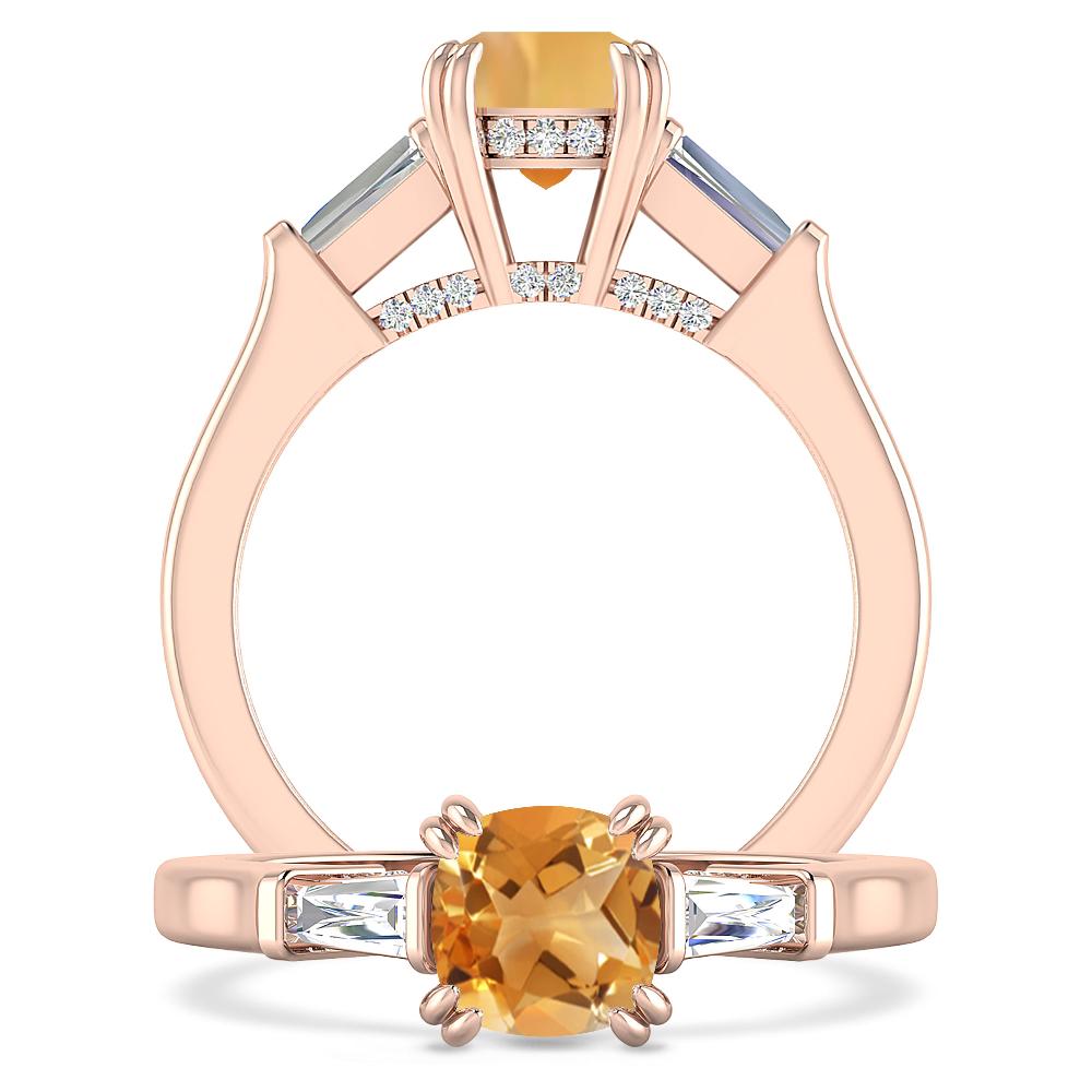 Rose Gold - Citrine