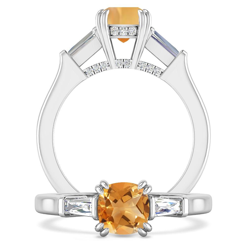 White Gold - Citrine