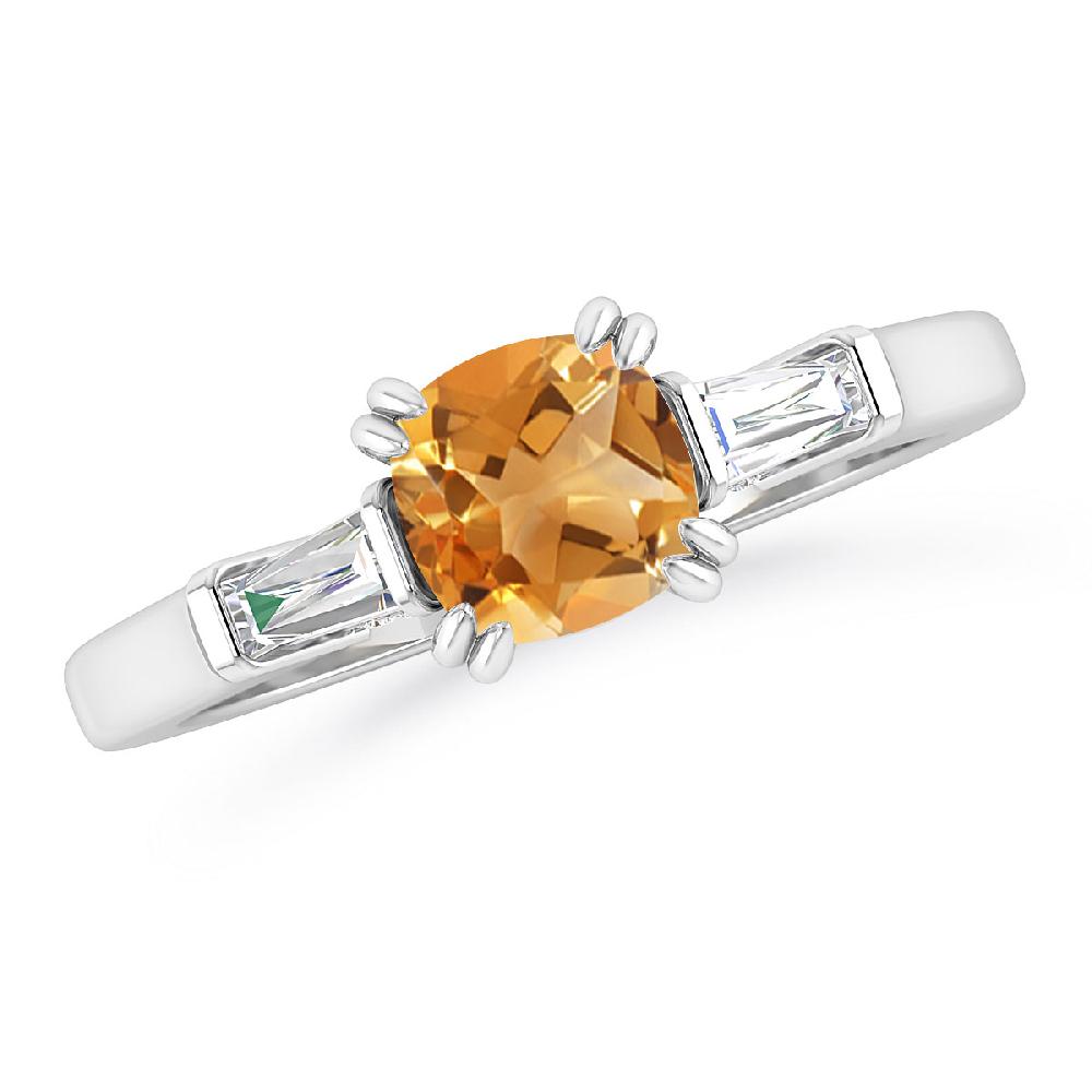 White Gold - Citrine