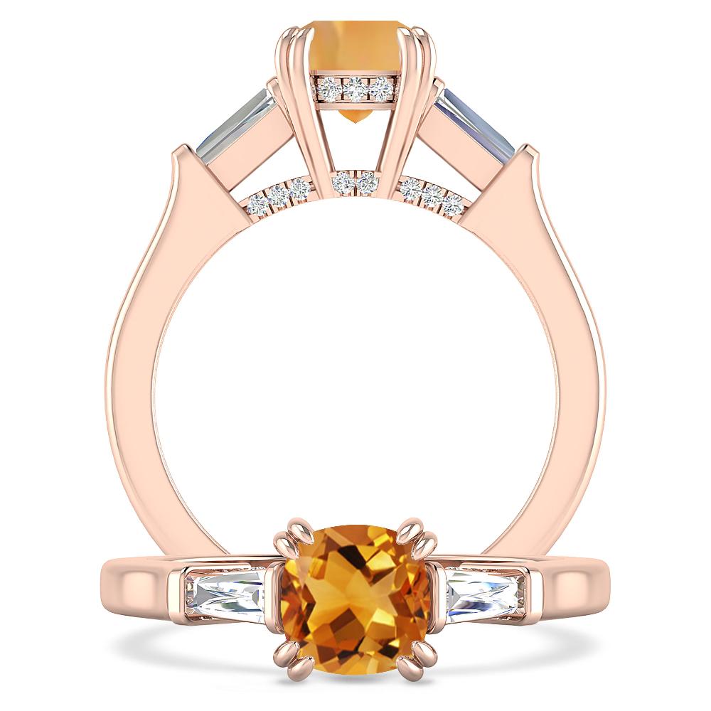 Rose Gold - Citrine