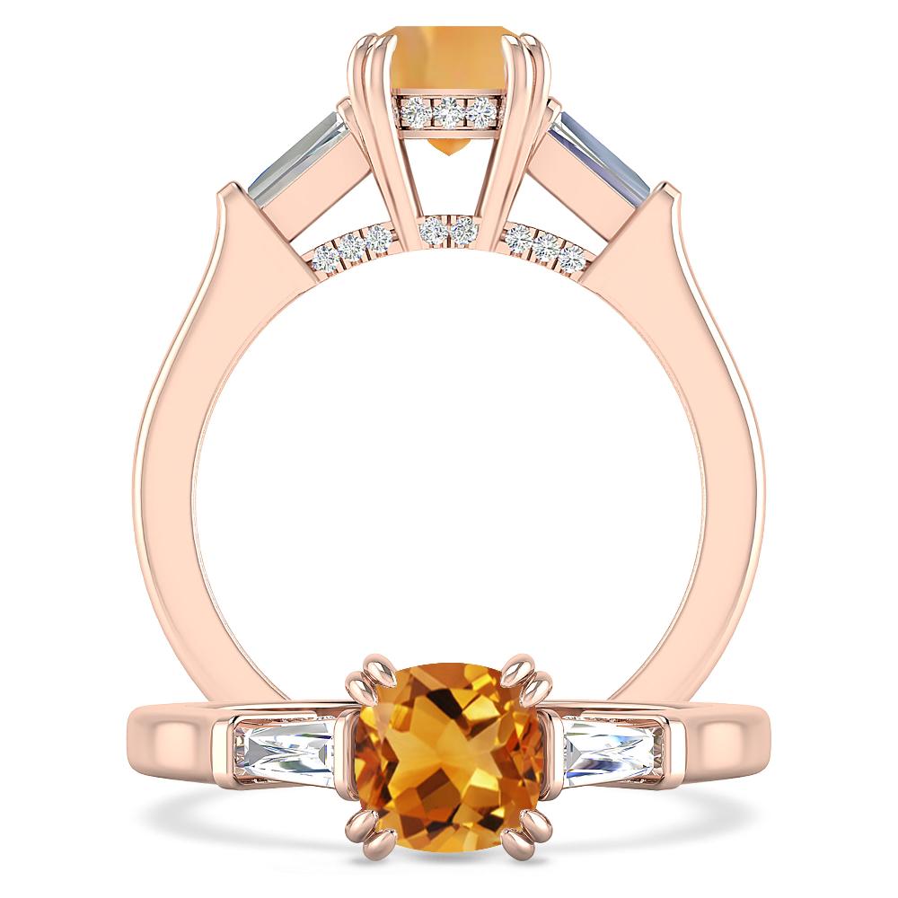 Rose Gold - Citrine