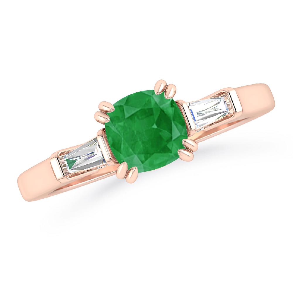 Rose Gold - Emerald