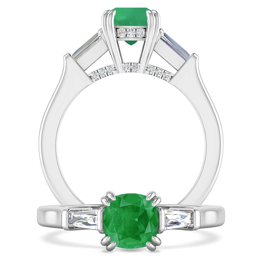 White Gold - Emerald