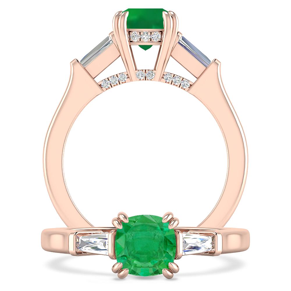 Rose Gold - Emerald