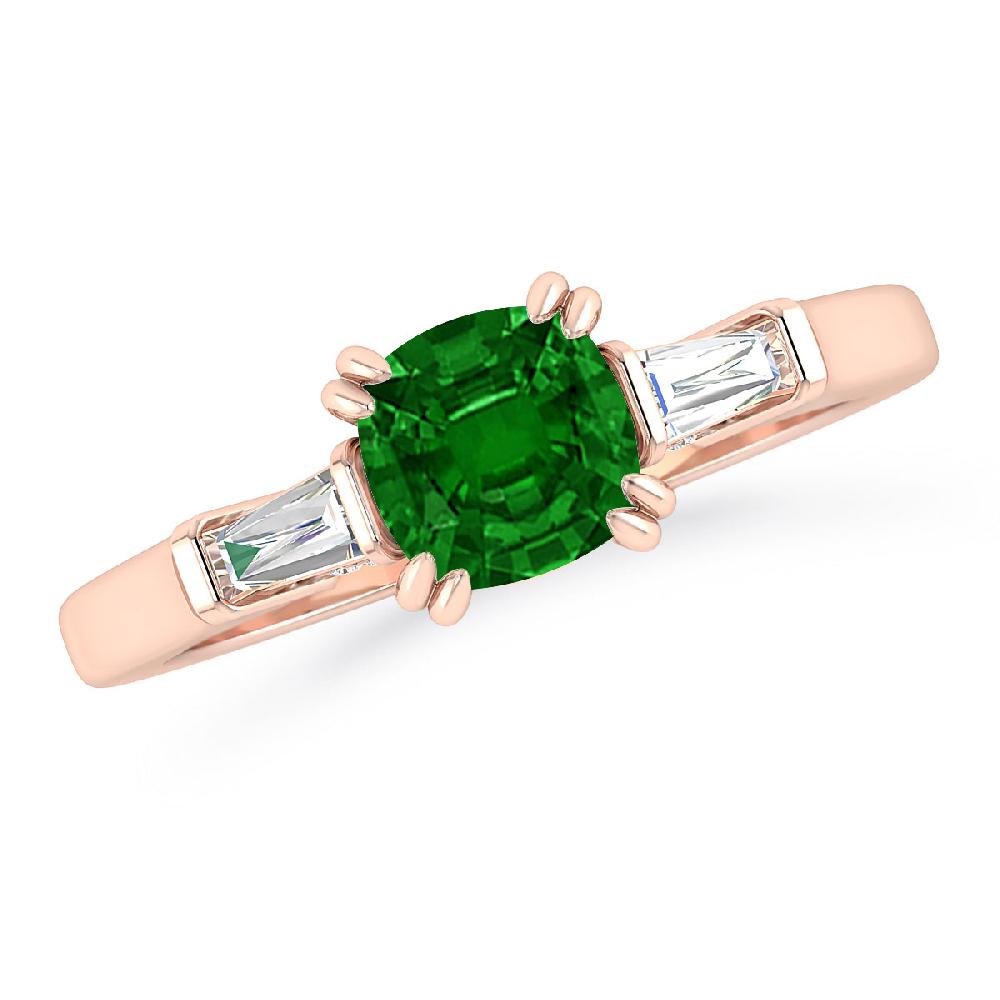 Rose Gold - Emerald