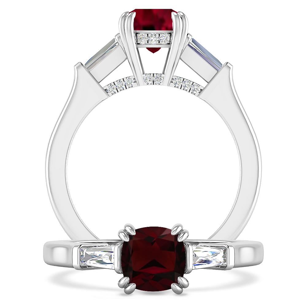 White Gold - Garnet