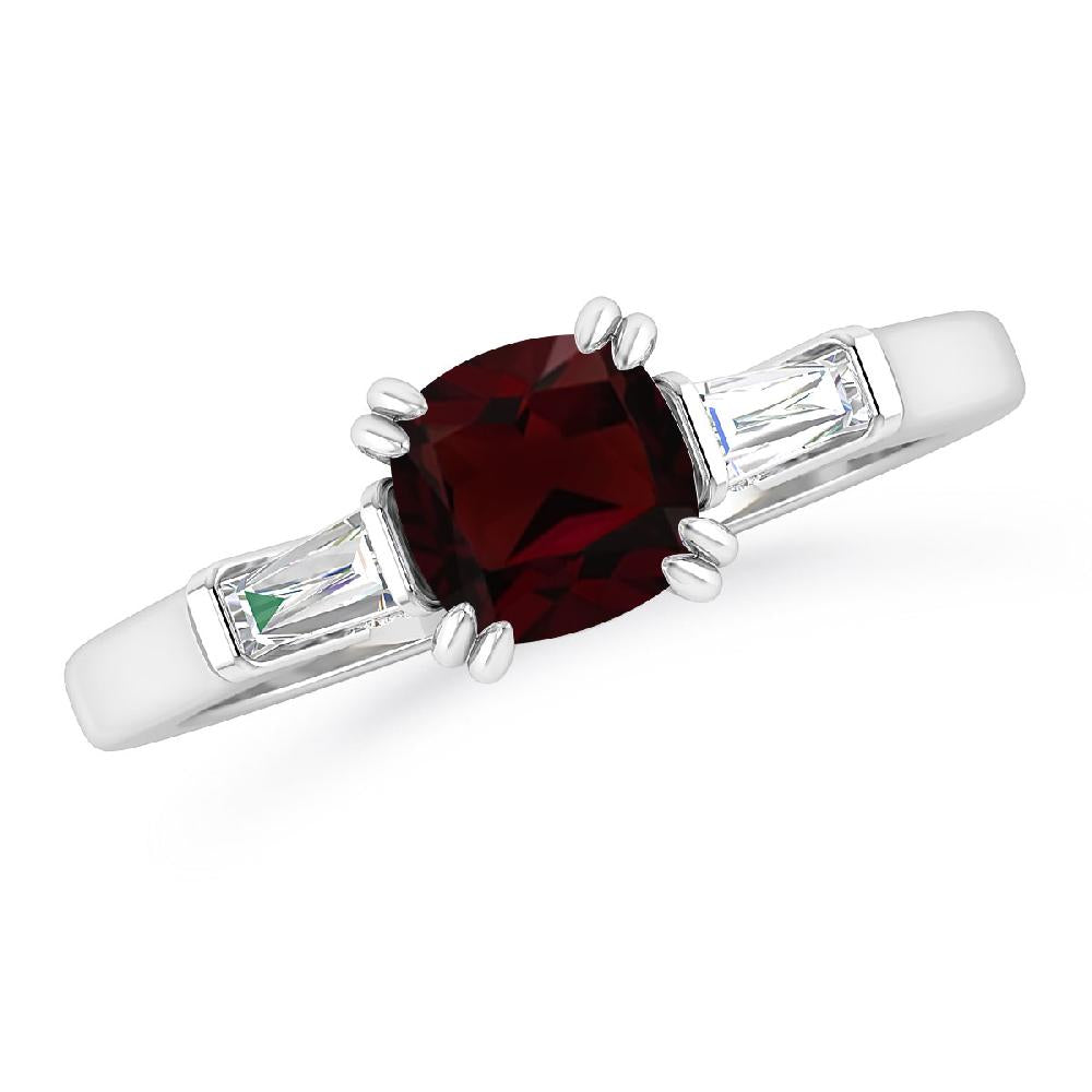 White Gold - Garnet