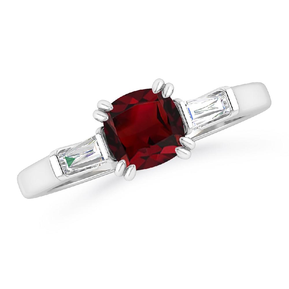 White Gold - Garnet