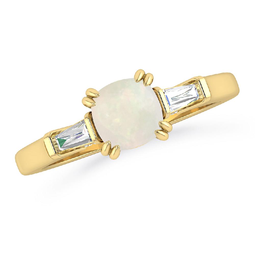 Yellow Gold - Opal