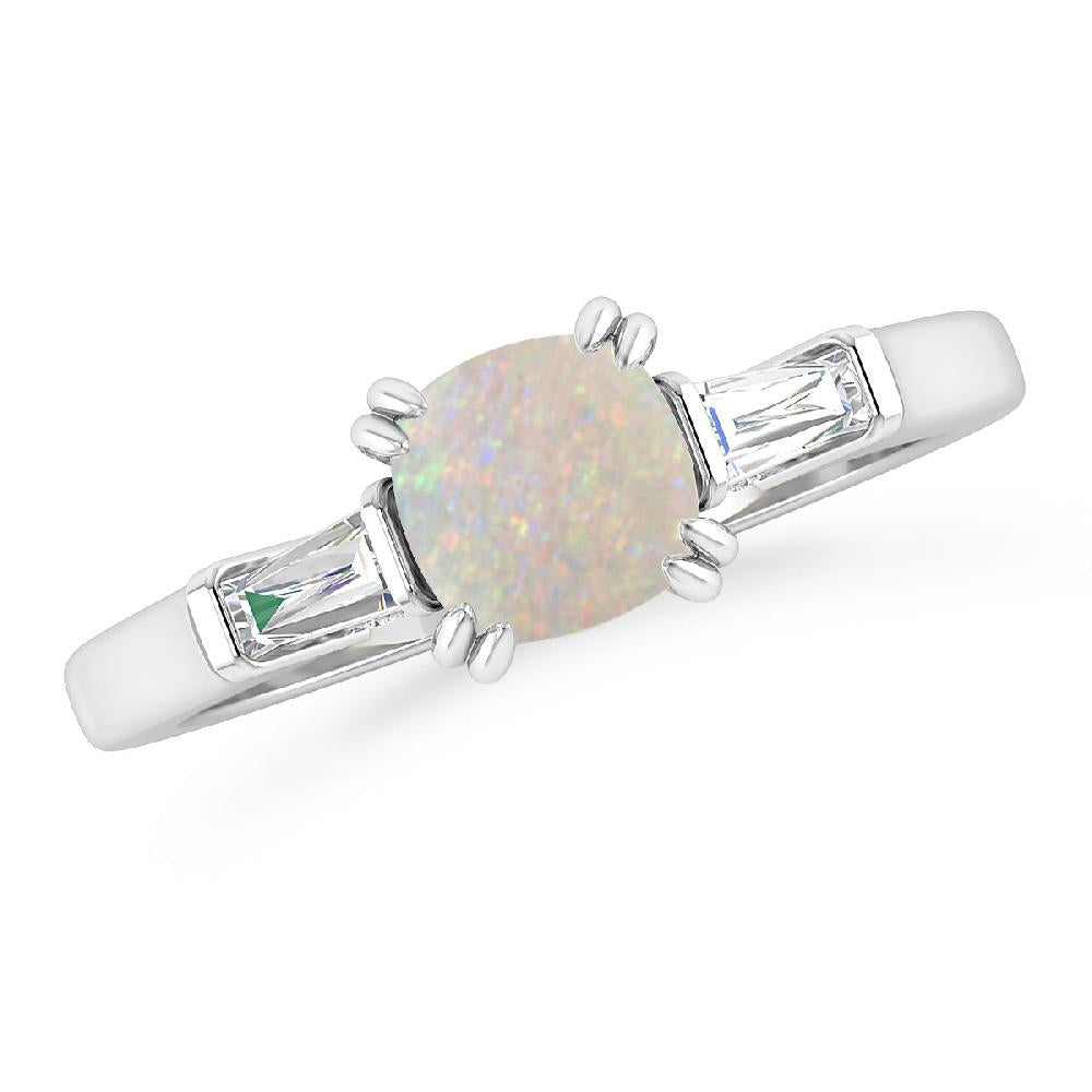 White Gold - Opal