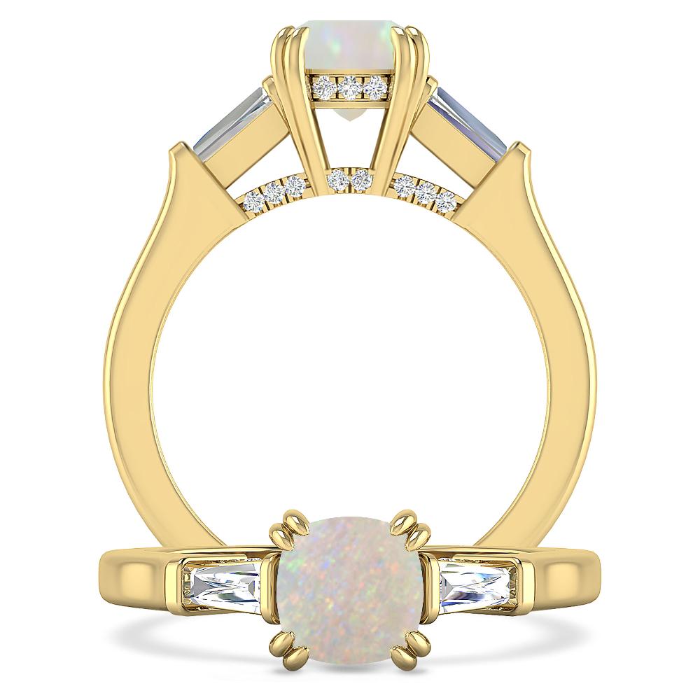 Yellow Gold - Opal