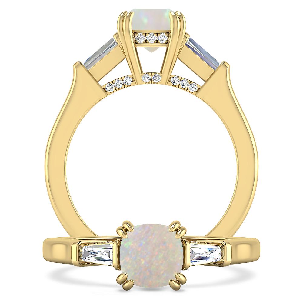 Yellow Gold - Opal