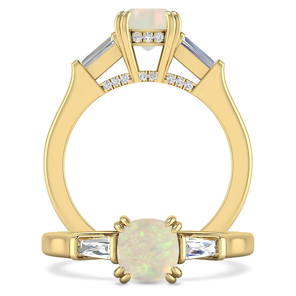 Yellow Gold - Opal