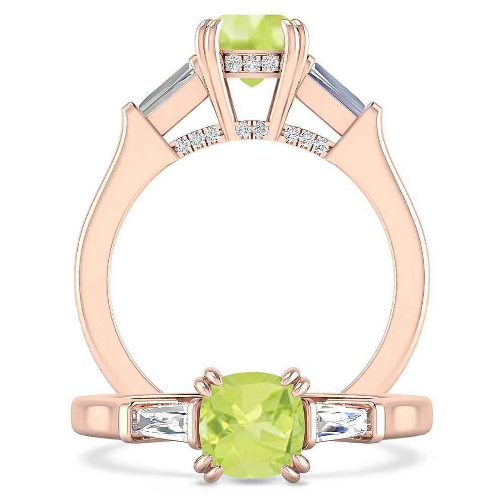 Rose Gold - Peridot