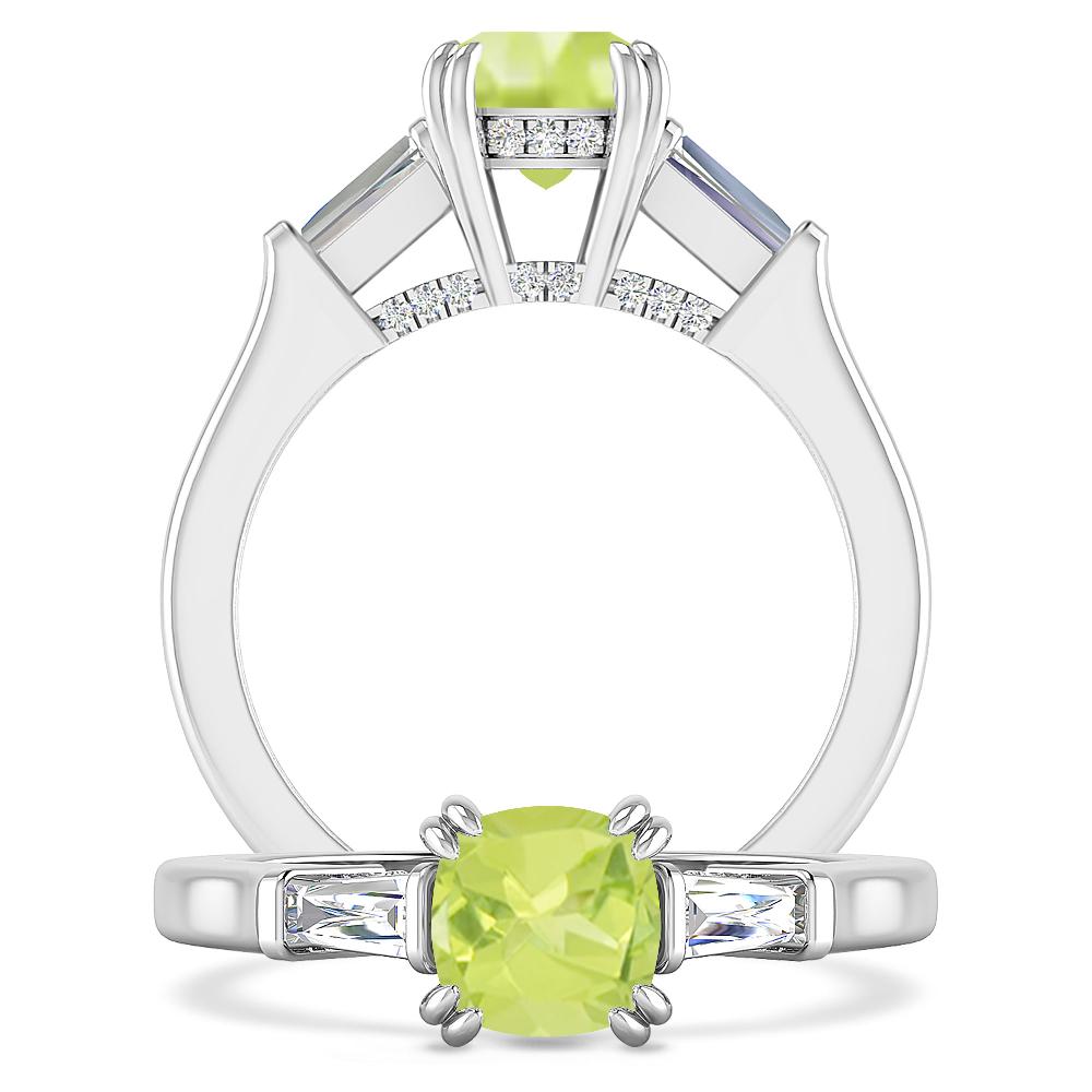 White Gold - Peridot