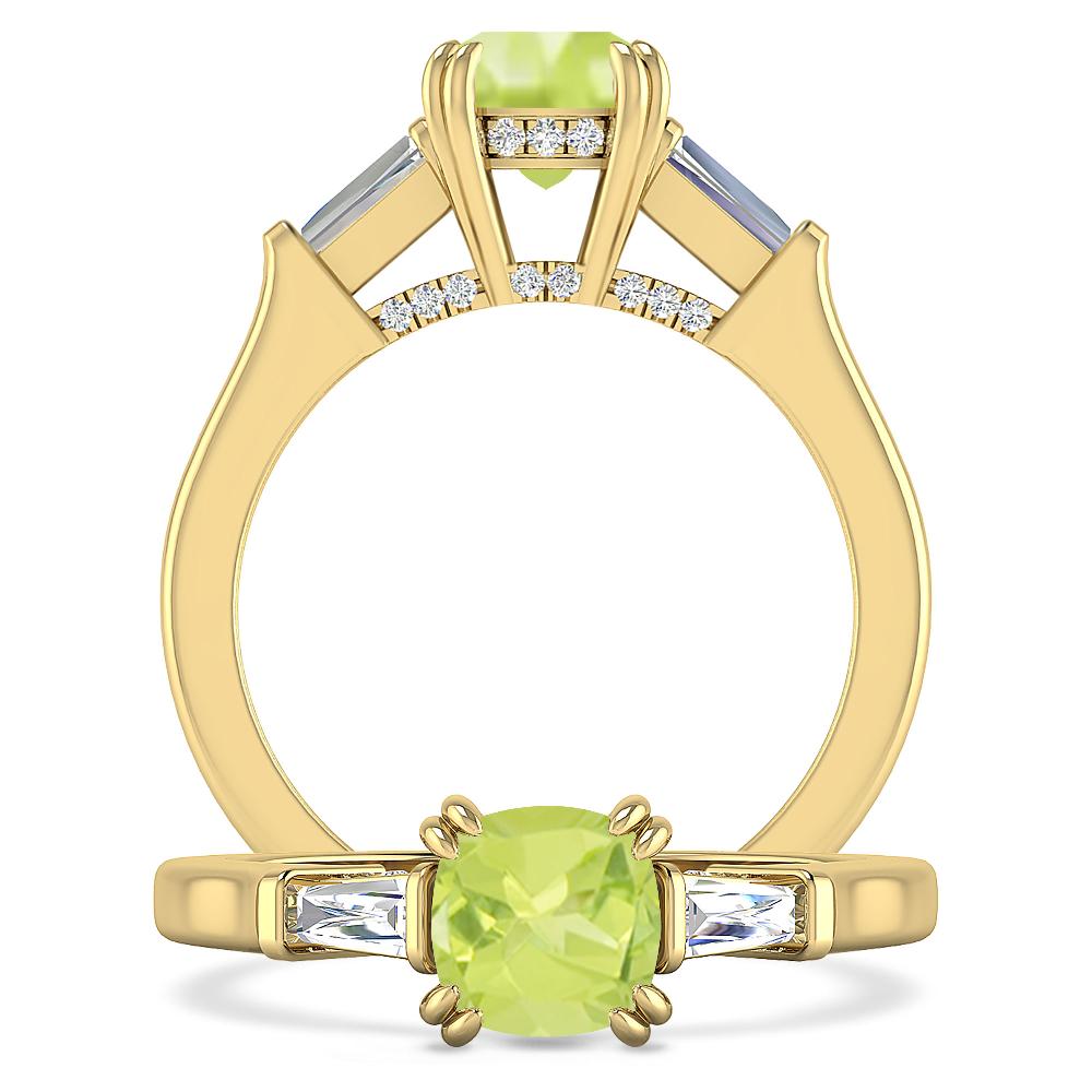 Yellow Gold - Peridot