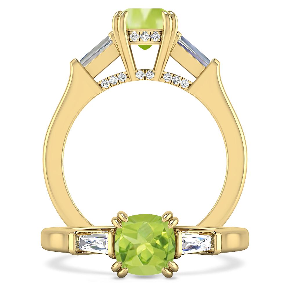 Yellow Gold - Peridot
