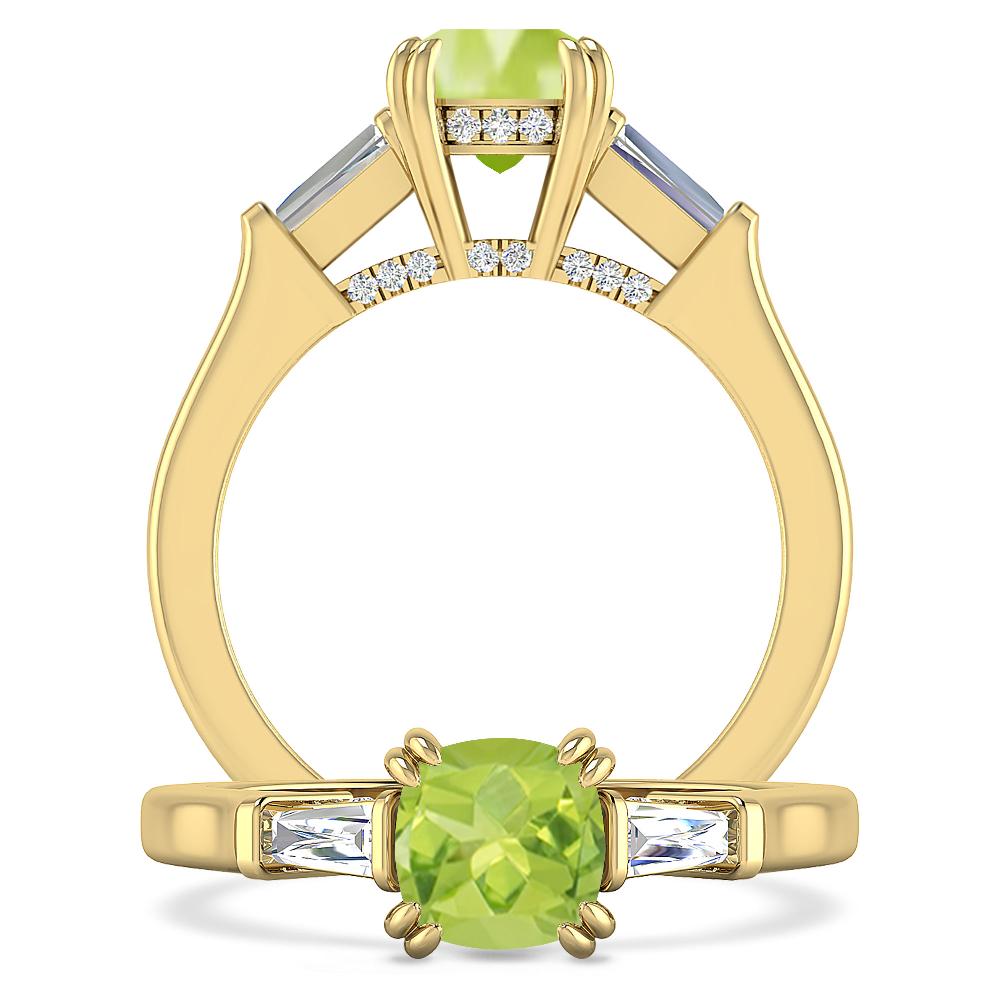 Yellow Gold - Peridot