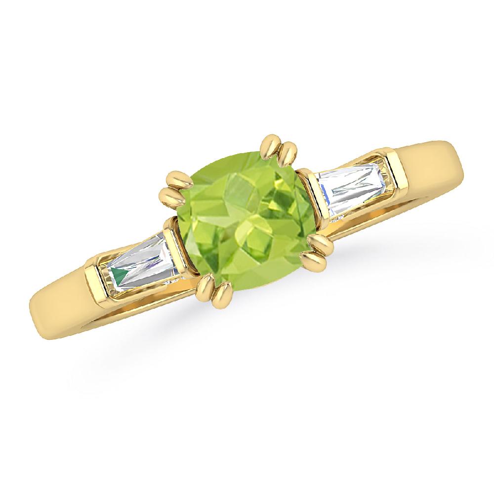 Yellow Gold - Peridot