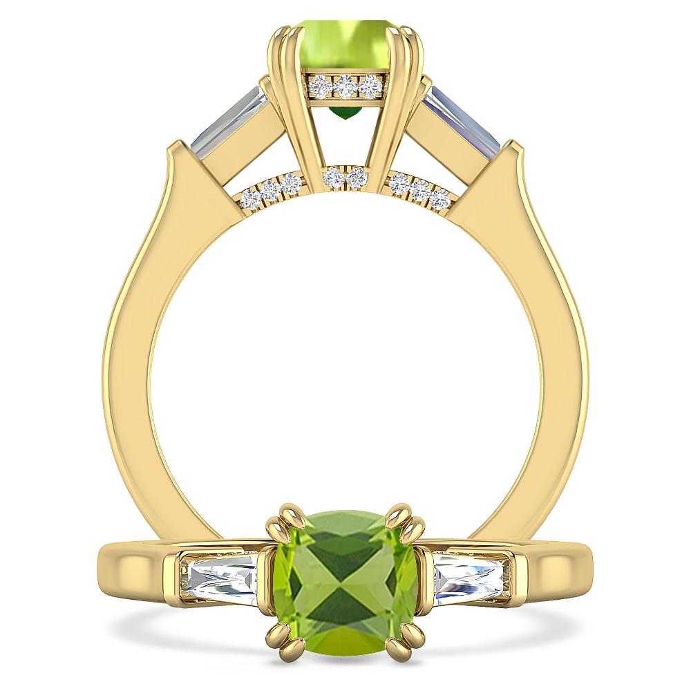 Yellow Gold - Peridot