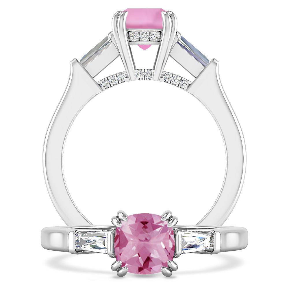 White Gold - Pink Tourmaline