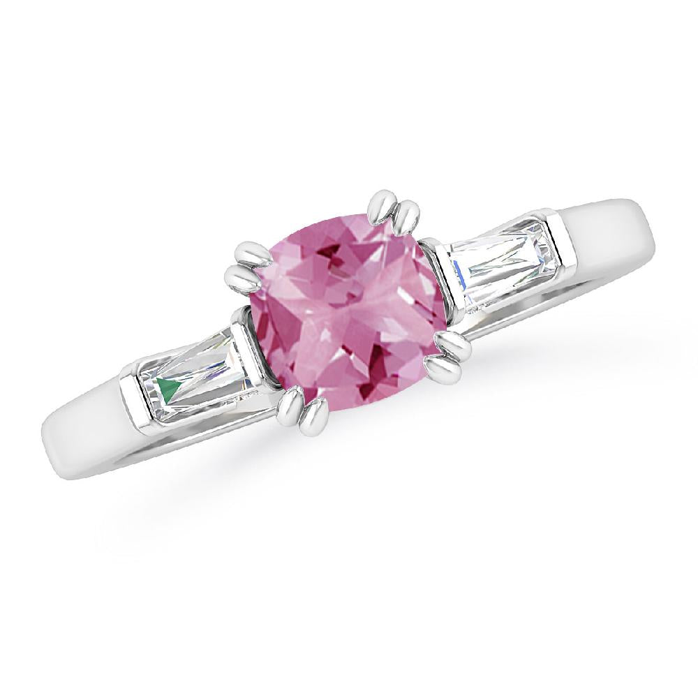 White Gold - Pink Tourmaline