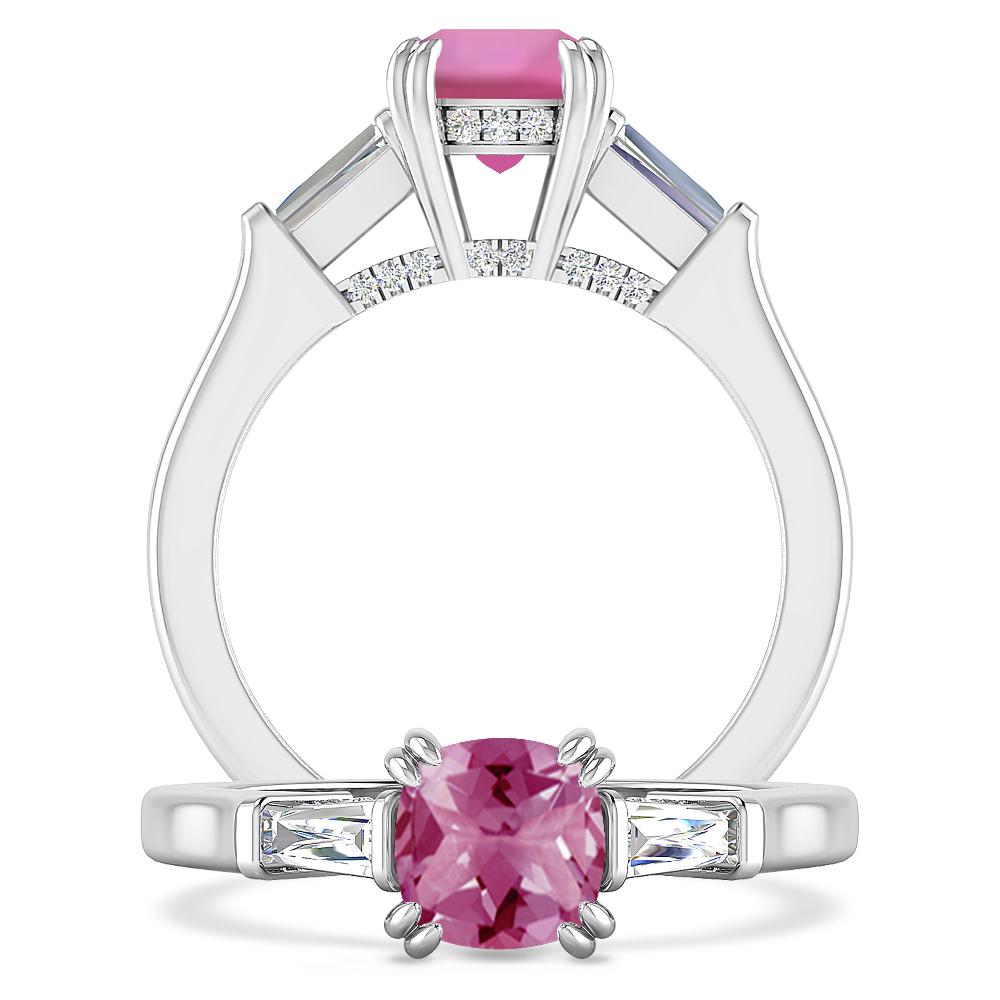 White Gold - Pink Tourmaline
