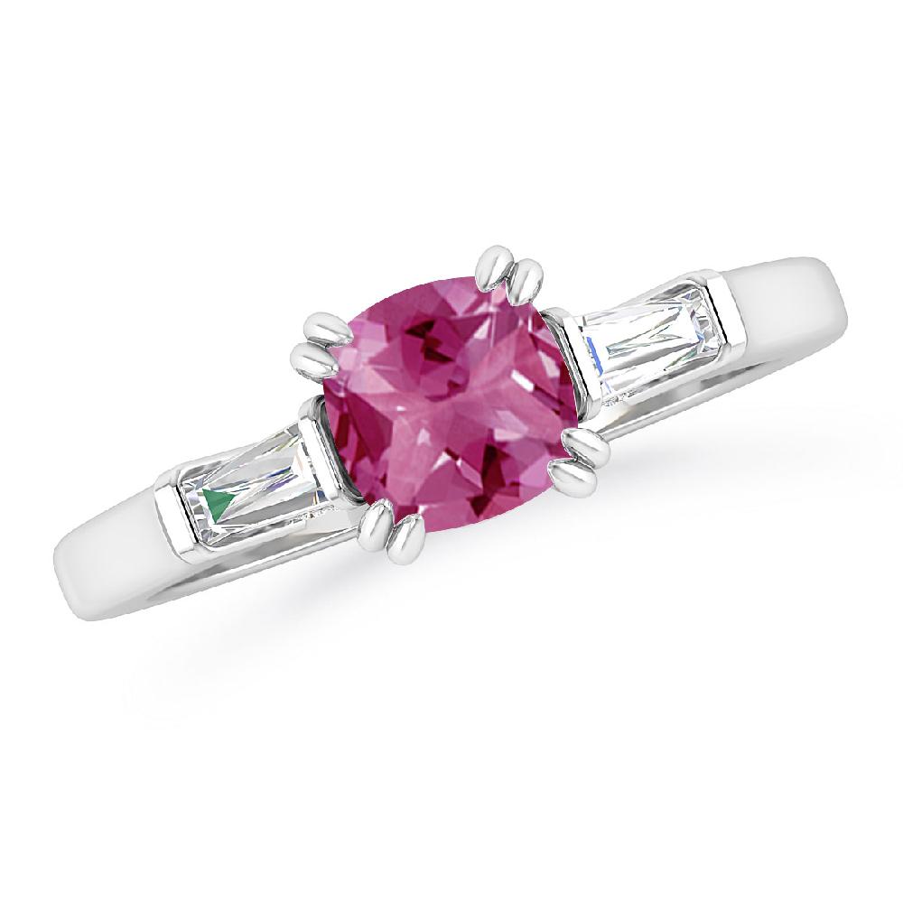 White Gold - Pink Tourmaline