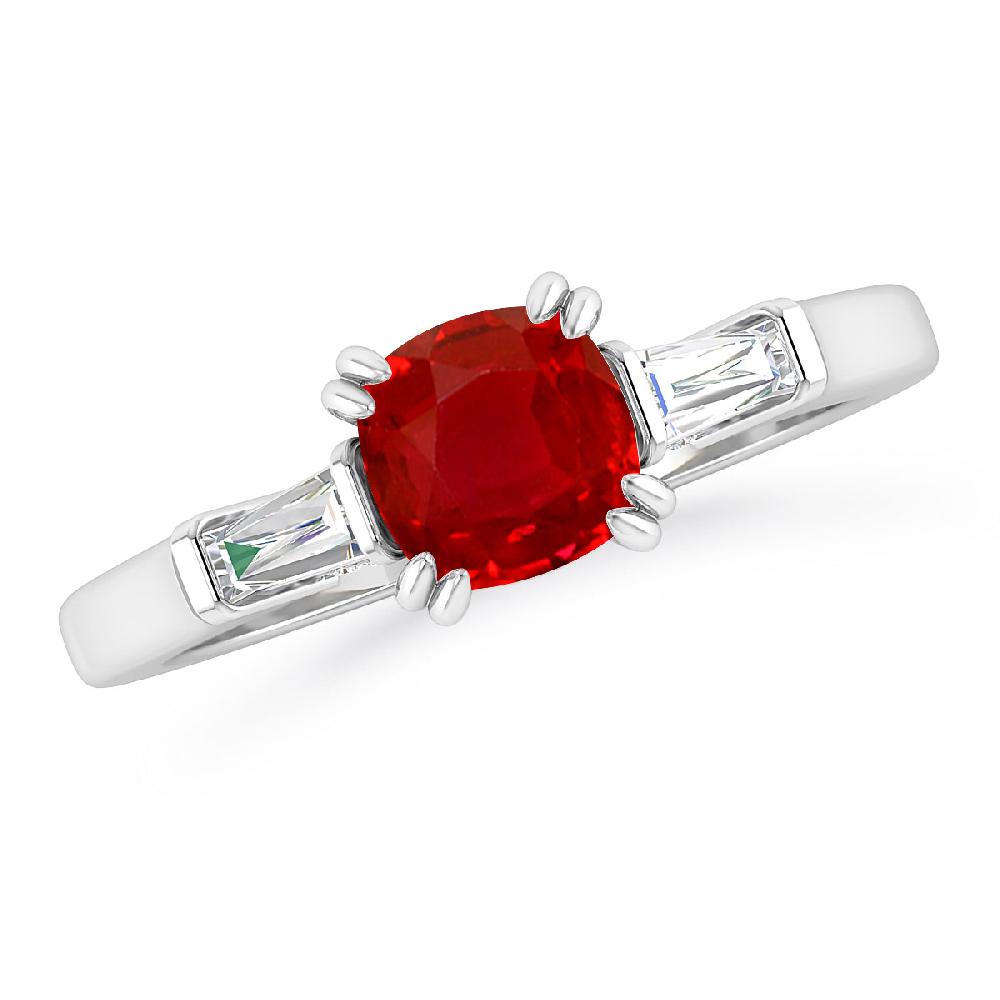 White Gold - Ruby