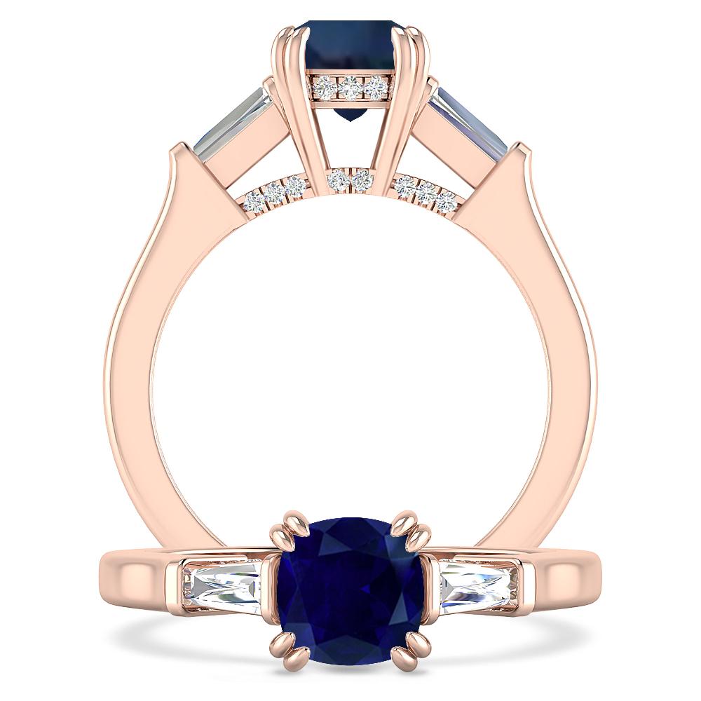 Rose Gold - Sapphire