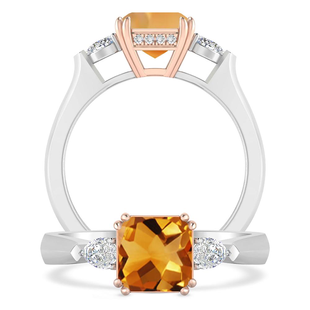 White Gold - Citrine
