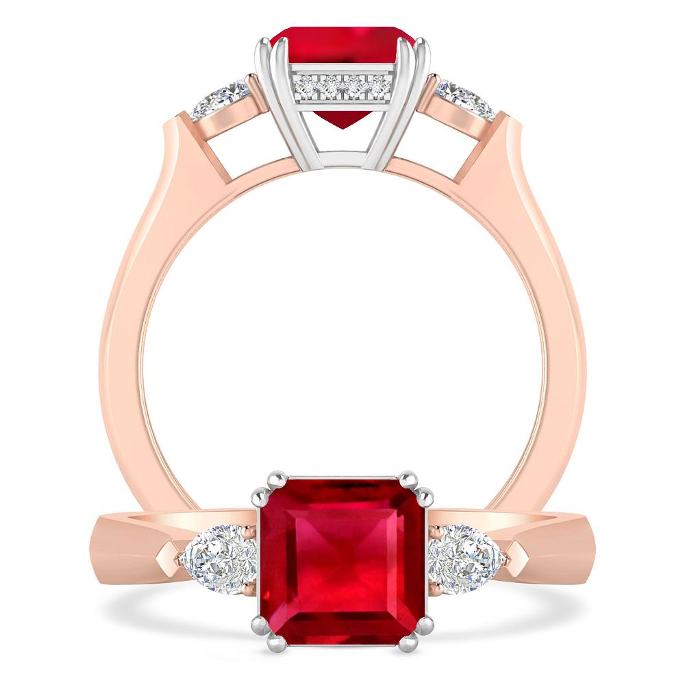 Rose Gold - Ruby