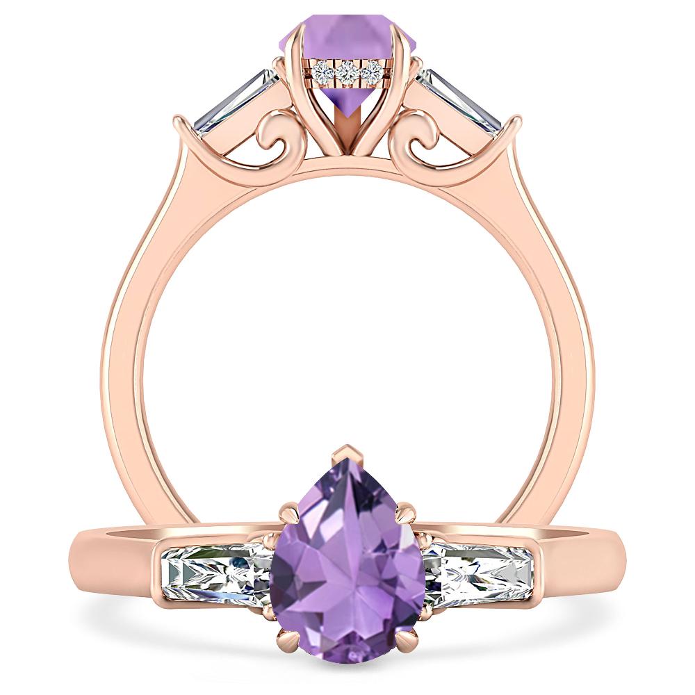 Rose Gold - Amethyst