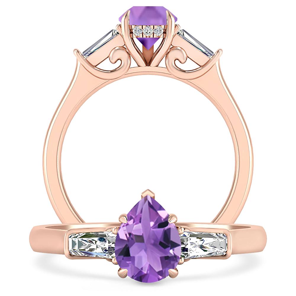 Rose Gold - Amethyst