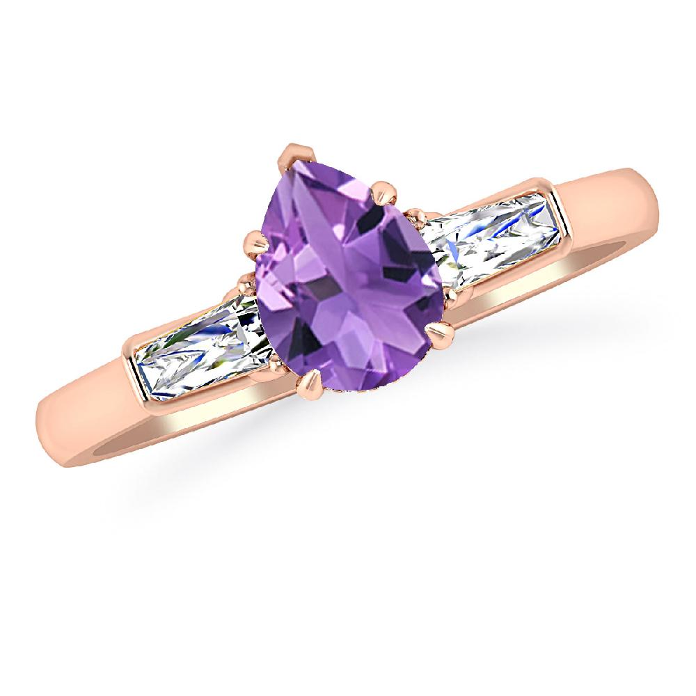 Rose Gold - Amethyst