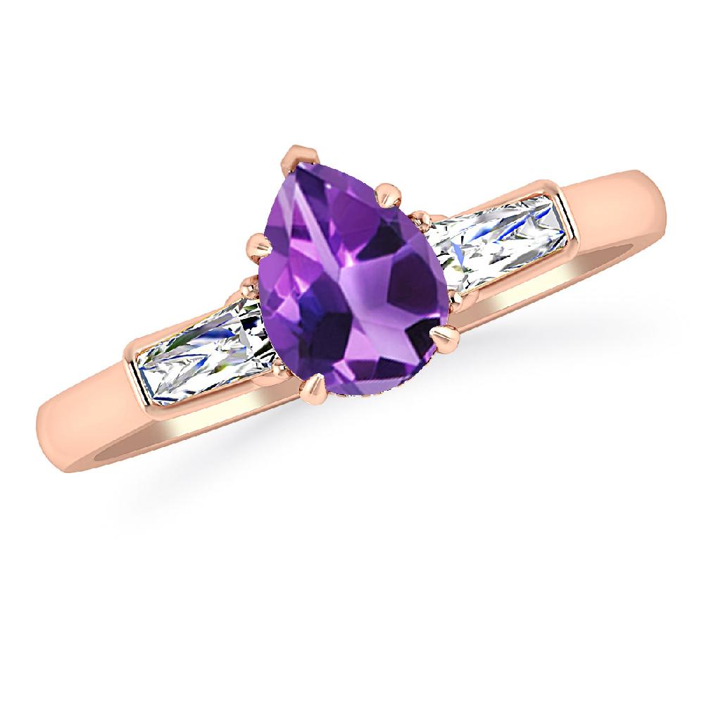 Rose Gold - Amethyst