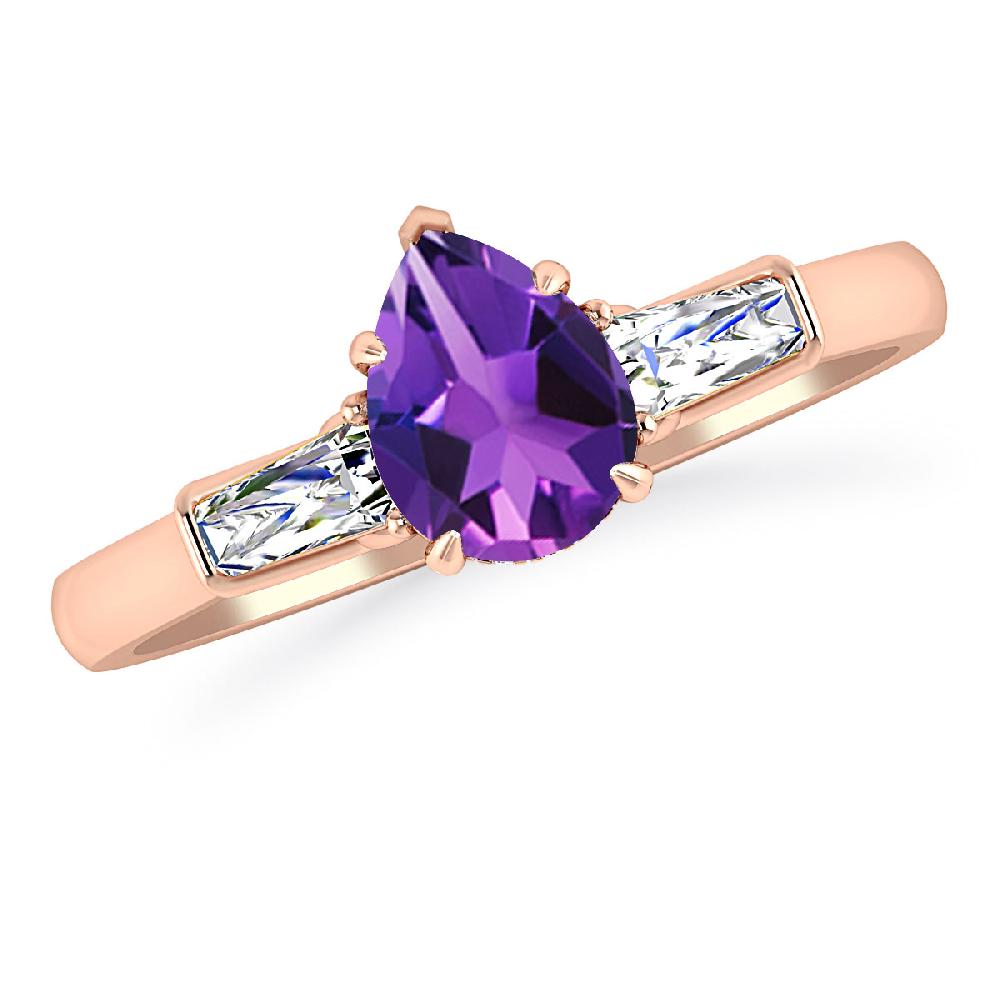 Rose Gold - Amethyst