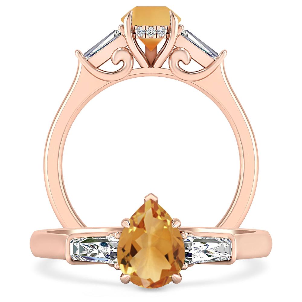 Rose Gold - Citrine