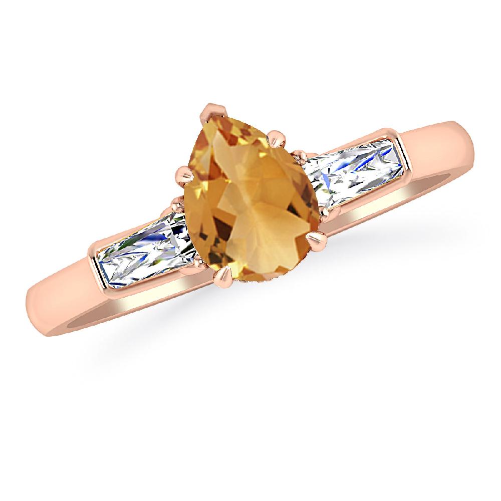 Rose Gold - Citrine