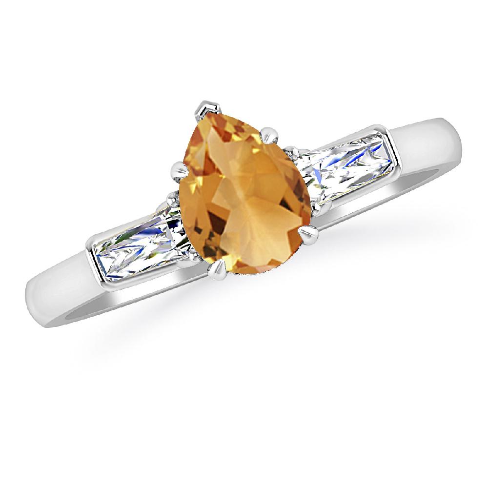 White Gold - Citrine